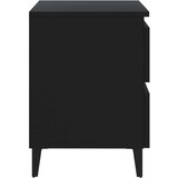  Noćni ormarići 2 kom crni 40 x 35 x 50 cm od iverice | shoptok.hr