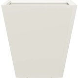 vidaXL Vrtno korito 2 kosa bela 30x30x30 cm jeklo | Shoptok.si