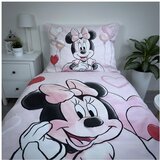 Jerry Fabrics Ružičasta pamučna dječja posteljina za krevet za jednu osobu 140x200 cm Minnie "Balloon" – | shoptok.hr