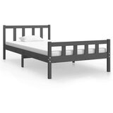  Za krevet od masivnog drva sivi 100 x 200 cm | shoptok.hr