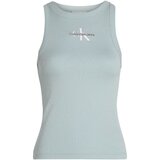 Calvin Klein Jeans Top svijetloplava / bijela | shoptok.hr