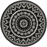 Hanse Home crni tepih Celebration Valencia, ⌀ 140 cm Cijene