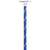 vidaXL Vrv za čoln moder 6 mm 250 m polipropilen | Shoptok.si
