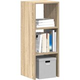 vidaXL Knjižna omara zložljiva sonoma hrast 30x30x80 cm inženirski les | Shoptok.si