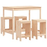  The Living Store Vrtna barska garnitura 5-delna trdna borovina - Vrtna Barska Garnitura, (21445218) | Shoptok.si