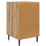  Nočna omarica Umetni hrast 40 x 40 x 66 cm Konstruiran les, (5000107235) | Shoptok.si