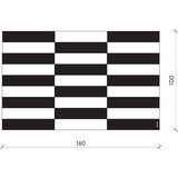 noo.ma Rdeča/svetlo modra bombažna brisača za na plažo 100x160 cm Su – | Shoptok.si