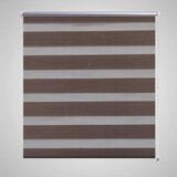 vidaXL Črtasti Zebra Rolo / Senčilo 140 x 175 cm Kremna Barva | Shoptok.si