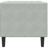  Chesterfield fotelj Drugo Svetlo siva 71 x 74.5 x 70.5 cm Žamet | Shoptok.si