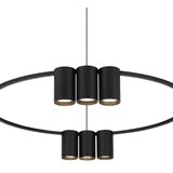  Visilica na sajli GENESIS 10xGU10/8W/230V crna | Eponuda.com