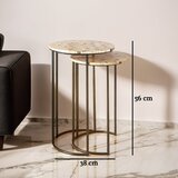 Premier Housewares Okrogle stranske mizice v kompletu 2 ks ø 38 cm Halle – | Shoptok.si