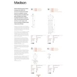  Redo 01-2038 - LED zidno svetlo MADISON 6xLED/4W/230V crna | Eponuda.com