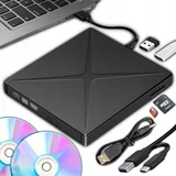 4u1 prijenosni vanjski pogon CD i DVD snimač USB 3.0 SD čitač