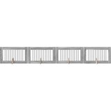  Vrata za pse z stojali 4 pcs Siva Sonoma 100 x 60 cm, (5000232755) | Shoptok.si