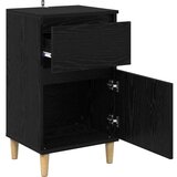  Noćni ormar 2 pcs Crni hrast 40 x 35 x 70 cm Konstruirano drvo | shoptok.hr