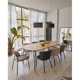 Kave Home Raztegljiva jedilna miza v hrastovem dekorju 100x170 cm Novac – | Shoptok.si
