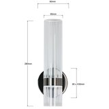  LED zidna svetiljka AMBIENTE LED/6W/230V 3000/4000/6000K crna | Eponuda.com
