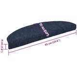  Prostirke za stepenice, samoljepljive, 5 kom, 65x21x4 cm, plave, poluokrugle, velike | shoptok.hr