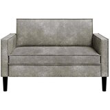  XXL fotelja Svjetlosiva Umetnička suknja koža - Svjetlosiva 110 cm | shoptok.hr