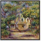  Slika - Pierre-Auguste Renoir – The Farm at Les Collettes 40x40 U crnom drvenom okviru | shoptok.hr