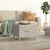 vidaXL Klubska mizica betonsko siva 50x50x40 cm konstruiran les Cene