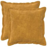  Presvlaka za jastuk 2 kom. HOUTEN Žuta 35 x 35 cm - Dizajn s paspulom Žuta 2 | shoptok.hr