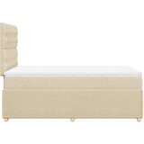  Krevet box spring s madracem krem 120 x 190 cm od tkanine | shoptok.hr