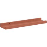  Stenska polica 2 pcs Rdeča 40 x 9 x 3 cm Konstruiran les, (5000200865) | Shoptok.si
