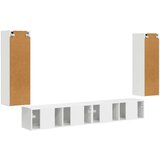  Set omare za televizijo na steni 4 pcs Bela Konstruiran les, (5000132454) | Shoptok.si