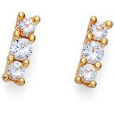  Ženske oliver weber stick white zircon gold mindjuše sa swarovski cirkonima ( 22981g ) Cene