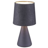 Rabalux nalani stona lampa tekstil/keramika E14 40W siva H25cm | ePonuda.com