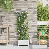  Vrtna saksija Bijeli 40 x 40 x 126 cm Plastika | shoptok.hr