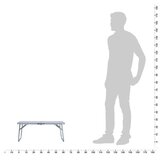  stol za kampiranje bijeli aluminijski 60 x 40 cm | shoptok.hr