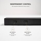Brilagi LED zidna reflektorska svetiljka ARLIX LED/3W/230V + LED/7W crna CRI 90 | Eponuda.com