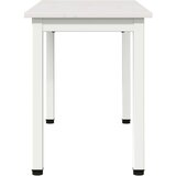  Klupa Bijelo 80 x 35 x 45 cm Čvrsto borovo drvo | shoptok.hr