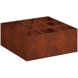  Vrtna saksija Rđa 100 x 100 x 50 cm Otporni čelik | shoptok.hr