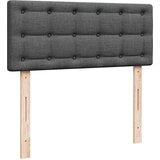 vidaXL Otomanska postelja z vzmetnico siv 120x190 cm blago | Shoptok.si