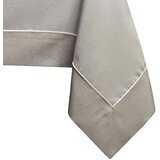 AmeliaHome Stolnjak Empire s man&amp;scaron;etom i obrubom 120x240 cm, cappuccino Slike