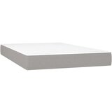  Box spring postelja z vzmetnico LED sv. siva 120x200 cm blago, (20789353) | Shoptok.si