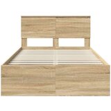  Konstrukcija postelje Sonoma 120 x 200 cm Masivno borovo les, (5000103223) | Shoptok.si