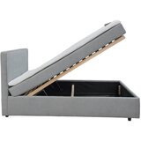 MID.YOU POSTELJA Z VZMETNICO 180 cm x 200 cm , tekstil siva | Shoptok.si