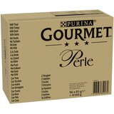 JUMBO pakiranje Gourmet Perle 96 x 85 g - Postrv, puran, raca, divjačina v želeju | shoptok.hr