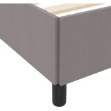  Postelja z vzmetnico Taupe in Črna 120 x 200 cm | Shoptok.si