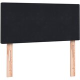 Box Spring krevet s madracem i LED crni 80 x 220 cm baršunasti | shoptok.hr