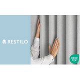 Restilo CORITA curtain, grey, plain, classic and modern style, multifunctional tape, structural fabric with blackout effect, 140 x 245 cm | shoptok.hr