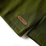  Dječja majica dugih rukava tamna kaki 128 | shoptok.hr