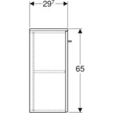 Geberit SELNOVA SQUARE MINI VERTIKALA 650 LAVA MAT | ePonuda.com