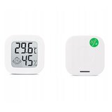 Digitalni lcd termometar meteorološka stanica higrometar bijeli | shoptok.hr