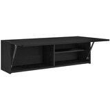  Kupaonski zidni ormarić crni 100x25x30 cm izrađeno drvo | shoptok.hr