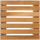 Barska stolica 2 pcs Prirodna 35 x 35 x 75 cm Čvrsto teak drvo | shoptok.hr